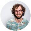man in glasses and hawaian shirt