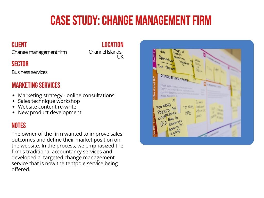 Change management firm case study